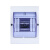 明装回路配电箱防水强电箱塑料暗装电箱盒空气开关盒子电控箱 紫色