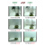 海斯迪克 玻璃贴膜 加厚自粘PVC 厨房浴室窗户贴纸 (纯磨砂)宽45cm长1米 HKT-228