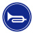 锦安行 JA-P030 反光交通安全标牌（直行和向右转弯）φ60cm 1.5mm厚铝板反光交通标志牌 交通指示牌