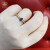 ROYALPICK定制蓝宝石戒指0.5克拉18k金钻石送人老婆女朋友节生日求结婚礼物 蓝宝石戒指（定制7天发货）
