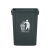 塑料垃圾桶厨房大号户外环卫垃圾箱分类商用工业无盖加厚 60L加厚桶无盖蓝色