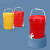 尚留鑫 手提塑料桶10L红色带龙头水桶加厚储水洗手桶