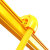 汇创佳 光纤线槽JS 尾纤槽 黄色波纹管光纤软管 穿线管 金属卡扣 