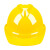 贸正（MAOZHENG)安全帽工地男国标透气加厚工程头盔电工施工头帽领导V形透气 黄色