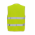 安大叔JJ-A168高警示反光背心 3M反光材料涤纶针织布 机场码头警示服反光马甲 荧光黄（加LOGO） XL