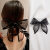 奇美拉(CHIMERA) 韩版温柔气质网纱蝴蝶结发夹时尚减龄水钻弹簧夹半扎发卡