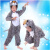 萌夫（MENGFU）六一儿童动物表演服装幼儿园演出舞台服饰男女童卡通装扮小猴子猫 狮子 适合身高(100-110CM)