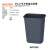定制橱柜垃圾桶推盖304不锈钢侧开口盖子厨房厕所垃圾桶侧面盖子 AF07007 灰色垃圾桶35L