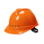 谋福加厚透气安全帽 V型三面透气 橙色