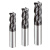 BHG德国钨钢铣刀 热处理62度标准长或柄加长高速高硬平底刀 进口铣刀 2.5*4D*50L