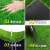 仿真草坪地垫人造铺垫塑料绿色垫子户外人工阳台幼儿园假草皮地毯 （1米宽x2米长）3厘米特密春草【不掉渣型】
