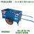 手推垃圾环卫车户外保洁小区物业400L塑料拉式不锈钢清洁回收铁桶 升级款+实心轮