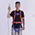 高空国标五点式腰带定制户外作业安全绳套装电工保险适用安全带工 国标单大钩3米