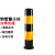 道路钢管警示柱挡车桩 交通安全设施固定路桩防撞柱 金属 无顶环1 .0mm