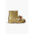 J.W. Anderson 618女士亮片链条装饰橡胶雨靴 Gold 35 EU