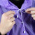 谐晟 EVA加厚成人风衣式非一次性雨衣 成人均码 100G 紫色直筒袖口 100G
