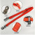 电工安全带爬电杆高空作业安全带腰带电工专用安全带定制  全身五点式 安全带(红绳)