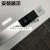 多媒体侧滑桌面隐藏嵌入式多功能USB 会议办公面板接线信息盒定制 A4(黑色/银色/下单备注颜色)