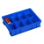 悦凌倍创 长方形塑料零件盒分格箱螺丝工具分类整理多格盒子配件收纳周转箱 四格箱