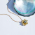ANU JEWEL阿努珠宝铜镶莫桑巴洛克9-10mm胸针饰品气质通勤日常百搭时尚 黄色 5