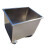 不锈钢长方形桶带滑轮子整理箱工具箱带轱辘塑料收纳箱储物 201材质 120*50*50210升