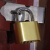 密码锁挂锁黄铜大加长锁钩宿舍户外院门设备锁具四位密码锁门锁 k25002黄铜长梁