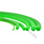 祥利恒聚氨酯粗面圆带粘接圆形皮带O型传动带绿色可接驳PU圆带 高品质绿色粗面15mm(1米价)