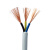 CN30 铜芯电缆线 电源线 两芯多股护套电线电缆 白RVV2X2.5 （50米/卷）一盘价