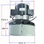 B-2两层吸水马达 酷尔60d洗地机电机 24V500W贯通平口洗地机风机 底部平口
