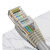 麦森特（MAXCENT）水晶头保护套五类六类网线水晶头护套RJ45工程网络护套50个装灰色MJH-C51