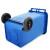 海斯迪克 HK-363 户外环卫垃圾桶 大号特厚桶 塑料分类垃圾箱 上海分类垃圾桶 蓝色可回收物 加厚120L
