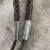 手工插编头加机器压制钢丝绳吊索具起重工具拖车绳吊车 10毫米1.5米插编加压