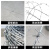 鸣固 围栏钢丝刺绳 刺铁丝 护栏网 钢丝直径2.3mm长度100米双股丝MGF1779