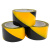 飞尔（FLYER）PVC胶带 斑马线车间地面标识 彩色标识划线地板胶带【黑黄 80mm×33m】