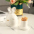 HYWLKJ北欧创意个性牙签盒家用客厅牙签筒简约棉签收纳盒兔子可爱收纳桶 绿兔纸巾盒+牙签筒