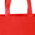 蓓尔蓝 SW-209 无纺布袋子 手提袋购物袋礼品袋广告袋 竖款果绿色41*35*12cm50个