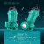 水泵WQ6-16-0.75L污水泵潜水泵排污泵泥沙浆泵化粪池水泵定制 WQ9-22-2.2L1三相(2寸)
