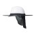 海斯迪克 HK-822 户外工地防晒帽 遮阳帽安全帽遮阳挡（不含安全帽） 蓝色 