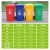 分类垃圾桶户外塑料环卫加厚小区带盖120L室外厨余拉圾筒240L大号 240L挂车款+轮+盖（红色）有害垃圾