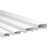 PVC线槽 2米/根平面塑料线槽广式压线槽家装工地线路走线槽  单 100*50mm