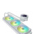 先马（SAMA）XW360-PLUS三排一体式水冷散热器自定义IPS屏2.8英寸/专属软件/神光同步 新镜界白色+XW360-P无风扇版白