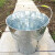 阿尤布不锈钢加厚提水桶 家用铁水桶 铁皮桶储水铁桶防锈提水桶 特厚34cm 优质无磁不锈钢提