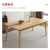 中伟（ZHONGWEI）现代简约家用餐桌实木餐桌餐桌椅组合原木色100*60+4把温莎椅