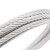海斯迪克 HKCL-925 304不锈钢钢丝绳升降起重牵引承载绳 拍多不截断 3mm（7×7结构）【10米】 