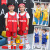 儿童篮球服套装男女童球衣六一幼儿园表演服中小学生训练球服定制 新巴黎队彩兰色 2XS（95-105身高）