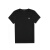 GUESS24年新款夏季情侣款多色百搭小logo纯色短袖T恤-YO2K9486 BLK-黑色 S (100-120)