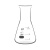 玻璃三角烧瓶烧杯锥形瓶带塞50/150/250/500/1000ml化学实验器材 环球牌广口50ml配硅胶塞