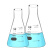 纳仕德 SY4062 玻璃锥形瓶 带刻度化学实验室敞口烧杯 高硼硅三角烧瓶 广口（200ML） 