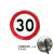 交通道路圆形限速牌三角形警示牌方形指示牌限速公里标志牌厂区停 限速30 40*40cm