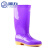 回力（Warrior）雨鞋女士雨靴水鞋靴户外防水不易滑舒适套鞋 813高筒 紫色 紫色高筒 36码 